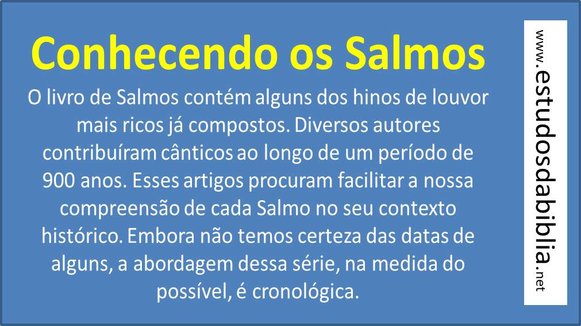 Conhecendo os Salmos